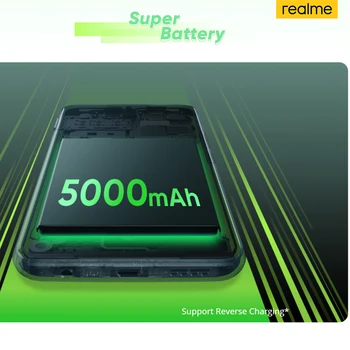 Realme C11 Mobilné Telefóny 6.5 palcový 5000mAh Big Batérie 40days Dlhý Pohotovostný 3-Kartu Android Smartphone 13MP Fotoaparát Telefón