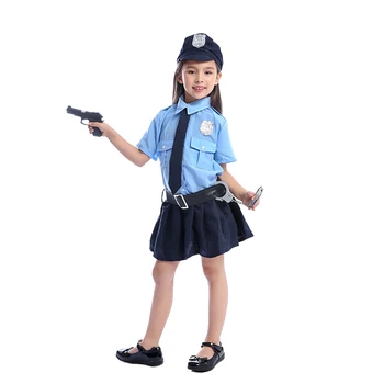 2020 Roztomilé Dievčatá Malý Policajt, policajt Lka Cosplay Jednotné Deti Najlepšie Halloween Kostým detský Policajtka Jednotné