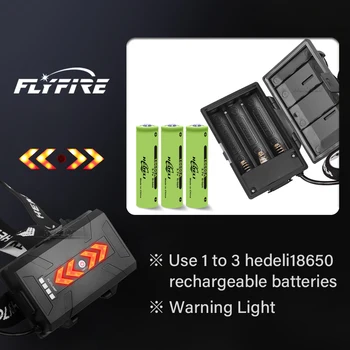Nový silný svetlomet xhp100 led cob vedúci pochodeň baterka svietidla rybárske svetlomet 18650 USB nabíjateľné batérie lov na čítanie