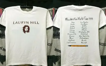 Vintage Lauryn Hill 90. rokov Spevák a Rapper T Shirt nové dotlač horúca novinka 2019 Módne Mens T-Shirts