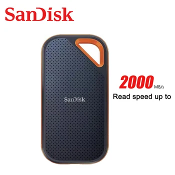 SanDisk ssd (Solid State Drive E81 1 TB Extreme PRO Prenosné Externé SSD 2TB NVMe Vysokej Čítať Rýchlosť Až 2000MB/s USB 3.1 Typ-A/C
