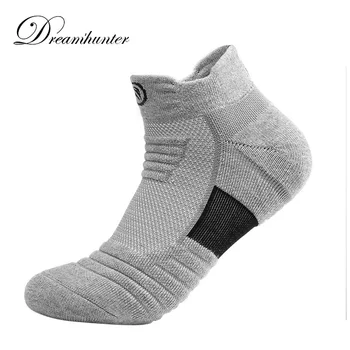 Basketbal ponožky profesionálne pánske bavlnené krátke ponožky hrubé uterák spodnej potu-absorbent priedušná vonkajšia bežecká športové ponožka