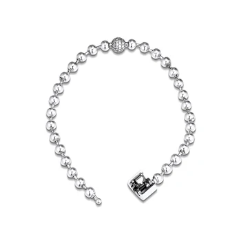 Fandola Korálky & Pripraviť Náramok Femme 925 Sterling Silver Chain Bangles Náramky pre Ženy Módne Šperky brazalete mujer