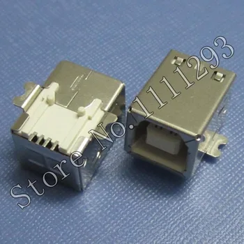10pcs/veľa USB Konektor Typu B Ženské Port PCB SMD Pätica plošných Doska Povrchová Montáž Konektor