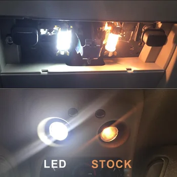 13Pcs špz Lampa + Dekodér LED Žiarovka Interiéru Stropné Svetlo Držiak Pre Škoda Fabia 3 MK3 MK III Combi Estate Vozňa (-2018)