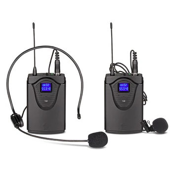 XTUGA Najvyššej Kvality EW240PLUS 4 Kanál Bezdrôtové Mikrofóny Systém UHF Karaoke Bezdrôtové 4 Bodypack Mikrofón Domácej Strane