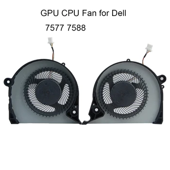 Prenosný Chladiaci Ventilátor pre Dell Inspiron 15 7577 7588 GPU Grafickej karty CPU chladič ventilátory DC 5V DFS2000054H0T DFS541105FC0T FJQS FJQT