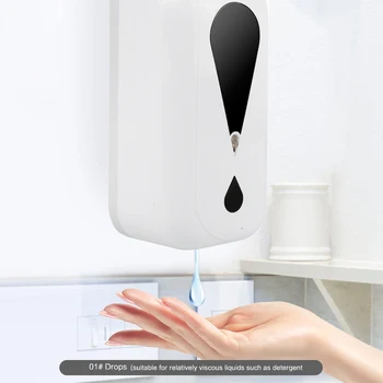 Automatické Ruku Gél Sanitizer Dávkovač Tekutého Mydla Touchless Inteligentný Senzor Dezinfekcia Stroj Kúpeľňa Kuchyňa Sprej/Drip/Pena
