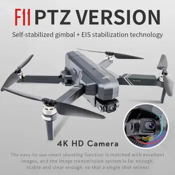 Sjrc F11 4K Pro 5G Wifi 1,2 Km Fpv Gps Splnené 4K Hd foto-video 2-Ako gimbal Borstelloze Opvouwbare Rc Drone Quadcopter Rtf Vs SG906 Pro 2