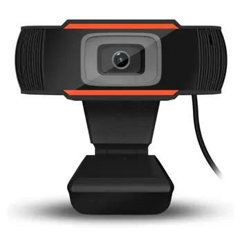 Hot Predaj 30 stupňov otočná 2.0, HD webová Kamera 1080p USB foto-Video Web Kamera s Mikrofónom Pre PC Počítač