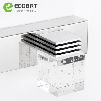 ECOBRT LED Moderná Kúpeľňa Zrkadlo Márnosť Svietidlá Nepremokavé Crystal Nástenné svietidlo Sconce Spálňa make-up Zrkadlo Svetlá