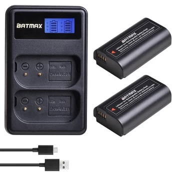 Batmax 2ks 3050mAh DMW-BLJ31 DMW BLJ31 BLJ31 Batérie+LCD USB Duálna Nabíjačka pre Panasonic LUMIX S1, S1R, S1H Mirrorless fotoaparáty