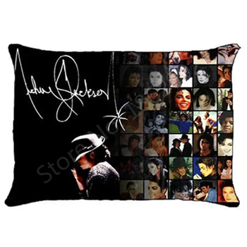 Horúce Michael Jackson Vankúš Kryt Michael Jackson S Autogram Pillowcover Vlastné MJ Obdĺžnik Obliečky Vankúšov Zahŕňa Darček