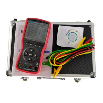 ETCR4700 Tri fázy digitálne voltampere Postupnosť meter s Kruhovým current clamp 0~400A 0~600V AC napätie prúd tester