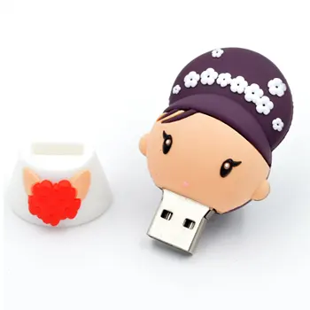 Memoria USB Pendrives Nevesta 4GB-Detaily a darčeky pre svadby, krstiny obleky, communions, narodeniny a dovolenku.