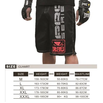 SUOTF Black Tiger Muay Thai Boxing šortky MMA fitness nohavice boxerské šortky lacné mma šortky kickbox šortky mma