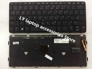 Pre HP Elitebook 720 G1 725 G1 820 G1 825 G1 pôvodné notebook NÁS klávesnica s hranici s podsvietenie, čierna
