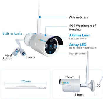 Irisolink 8CH Tuya Kamera Bezdrôtový Systém 2MP NVR wifi IR-CUT Vonkajšie AI IP CCTV Kamery Bezpečnostný Systém, kamerový Auta