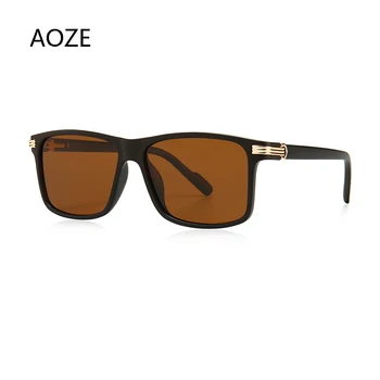 AOZE2020 Luxusné pánske nové TR námestie polarizované slnečné okuliare Vysoko Kvalitné klasické jazdy Okuliare Muž Klasické vonkajšie Okuliare UV400