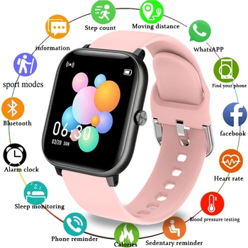 2020 Nové Dámske Smart hodinky nepremokavé športové hodinky Športové fitness srdcového rytmu spánku monitorovanie smartwatch pre Android iOS + Box