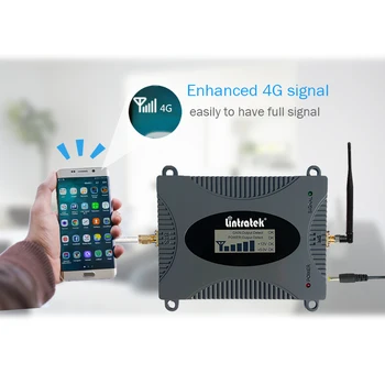 Signál booster 4G 1800 2G GSM 1800Mhz celluar repeater Band 3 LTE mobilný telefón zosilňovač DCS FDD LCD displej 65db full kit domov