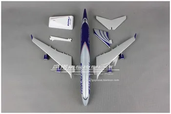 36 cm Americké Národné Národné Letecké spoločnosti Boeing B747-400 1:200 Pevné Plastové Montáž Modelu Lietadla pre Rovine Model Kolektora