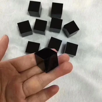 20-30 mm čierny obsidián námestie kocka čierna obsidián kocka liečivý kryštál rozptýliť negatívne energie drahokam kocky Prírodné minerálne