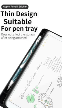 ZVRUA Pre Apple Ceruzka 1 2 samolepky Scratchproof Ultra Tenké Maľované nálepky Dotykový Stylus pen nálepky protišmykový Ochranný papier