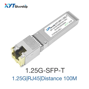 Sharetop 1,25 G GE Ethernet port, optický vysielač modul 10/100/1000M, adaptívne RJ45 zrakového converte na ethernet GLC-T modul