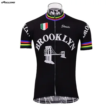 Multi Rozhodne Klasického Štýlu Modrá Čierna Retro Nové Pro Team Cyklistické Sady Jersey Šortky Prispôsobené Orolling