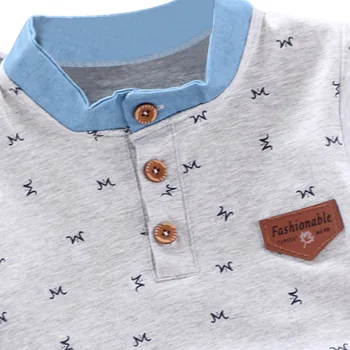 2021 Deti Písmeno M Cartoon Polo Shirt Chlapcov Oblečenie Letné Bavlnené Košele, Šortky 1-5 Rokov Deti Priedušná Klope Topy Kostým
