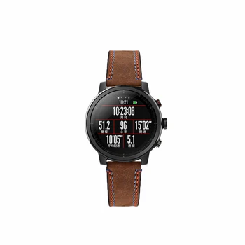 Huami AMAZFIT Stratos 2 3 smart hodinky remienok pravej kože band náramok pre xiao huami amazfit Tempo popruhy pásma 22 mm pás