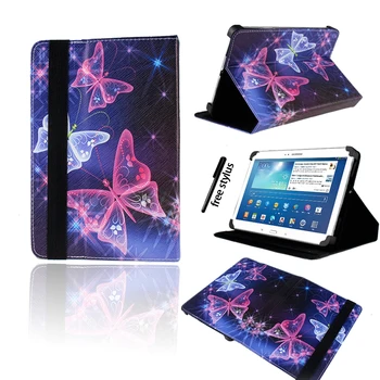 Multicolor Skladacia Tablet Prípade PU Kožené Stojan Vhodný pre Samsung Galaxy Tab E 9.6