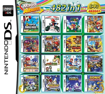 Všetko V 1 Kompilačné Video Hry Kazety Karty pre Nintendo Pokemon DS NDS NDSL NDSI 2DS 3DS NÁM Super Combo, Multi Karty