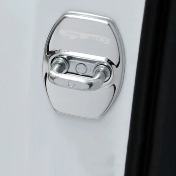 Lsrtw2017 Auto Door Lock Spony Trim pre Kia K5 Optima 2020 2021 Dverí Zamykanie Chránič Príslušenstvo Auto Styling