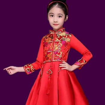 Dievčatá Tradičné Dávnych Oblečenie Detí Víla Čínsky Ľudový Tanec Tanečné Kostýmy Hanfu Šaty Tang Kostýmy pre Deti
