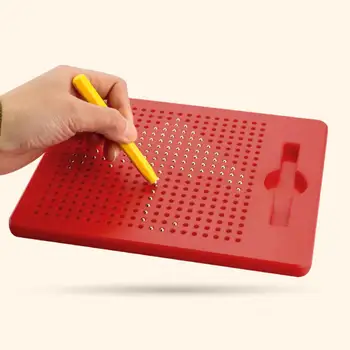 Horúce Magnet Pad Kresliacej Plochy Výkresu Pero Hračky Pre Deti Pero Paint Ball Magnetické Tablet Magnetické Pero Korálky Vzdelávania Notebook