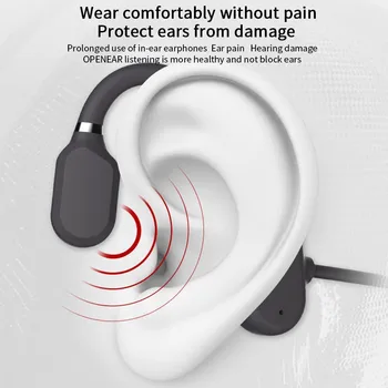 Bezdrôtové Slúchadlá vzdušné Vedenie Bluetooth 5.0 Slúchadlá S Mikrofónom Stereo Slúchadlá Slúchadlá Nie je In-Ear Headset IPX6 Nepremokavé