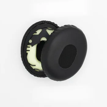 Najlepšia Kvalita 1 pár Mäkké Nahradenie mušle slúchadiel hlavový most Vankúš Čierne mušle slúchadiel Audio-Technica Bose QC3 Uší Slúchadlá