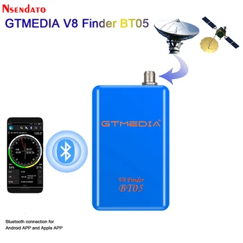 Pôvodné GTMEDIA V8 Finder BT05 BT03 Satfinder S2, DVB satelitné vyhľadávanie Pre andriod IOS digitálne Bluetooth, HD satelit Satfinder