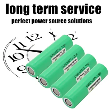INR 18650 batéria li-ion batérie 10C hodnotiť 25R batérie 2500mah 25A 3,7 V vysokú mozgov nabíjateľná akkumulator + 18650 nabíjačky