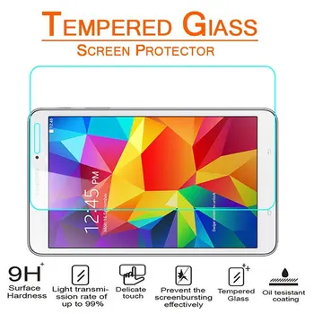9H 2.5 D 0,3 MM nevýbušnom Tvrdeného Tvrdeného Skla Pre Samsung Galaxy Tab 4 8.0 palcový T330 T331 T335 Displej Chrániť Kryt