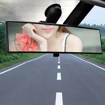 30 cm Univerzálny Auto Zakrivené plochy Spätné Zrkadlo s Klip Auto Bezpečnosť širokouhlý Oblasti Auto Príslušenstvo
