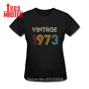Vlastné Deň Vďakyvzdania Najlepší darček Tee Košele 1973 Vintage Classic 47 Rokov Narodeniny Tričko Ženy Mothe Deň Dar T-Shirt