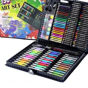 Nové 150PCS Akvarel Pen Set S olejovým Pastelom Farebné Ceruzky Akvarel Značku Malý, Ľahký Perá Poľa Ako Dieťa Darček