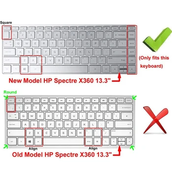 OVY kryt klávesnice pre HP Spectre 13-AF x360 13-AE 13-AQ Pro 13-W Jasné TPU notebook Klávesnice kryt Vodotesný príslušenstvo predaj