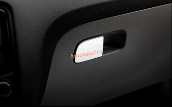 Auto Styling Ocele matt Konzoly Dashbaard Rukavice Box Rukoväť Kryt Výbava 1pcs pre Škoda Octavia MK3 A7 2016