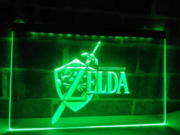 LH040 - Legend of Zelda Video Hry, LED, Neónové Svetlo, Prihláste domova remeslá