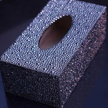 Špeciálny Tvar Diamantu Maľovanie DIY Roll Tkaniva Box Šperky Skladovanie Cross Stitch