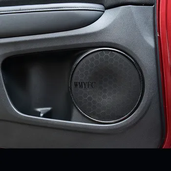 ABS Uhlíkových Vlákien Dvere Auta Stereofónny Reproduktor Golier Kryt Trim Krúžok Príslušenstvo Pre Honda HRV HR-V Vezel- 2017 2018 2019 2020